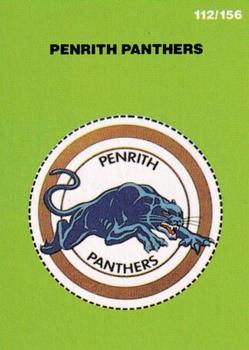 1990 Stimorol NRL #112 Crest - Panthers Front